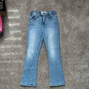 MOTHER Hustler ankle Blue Jeans